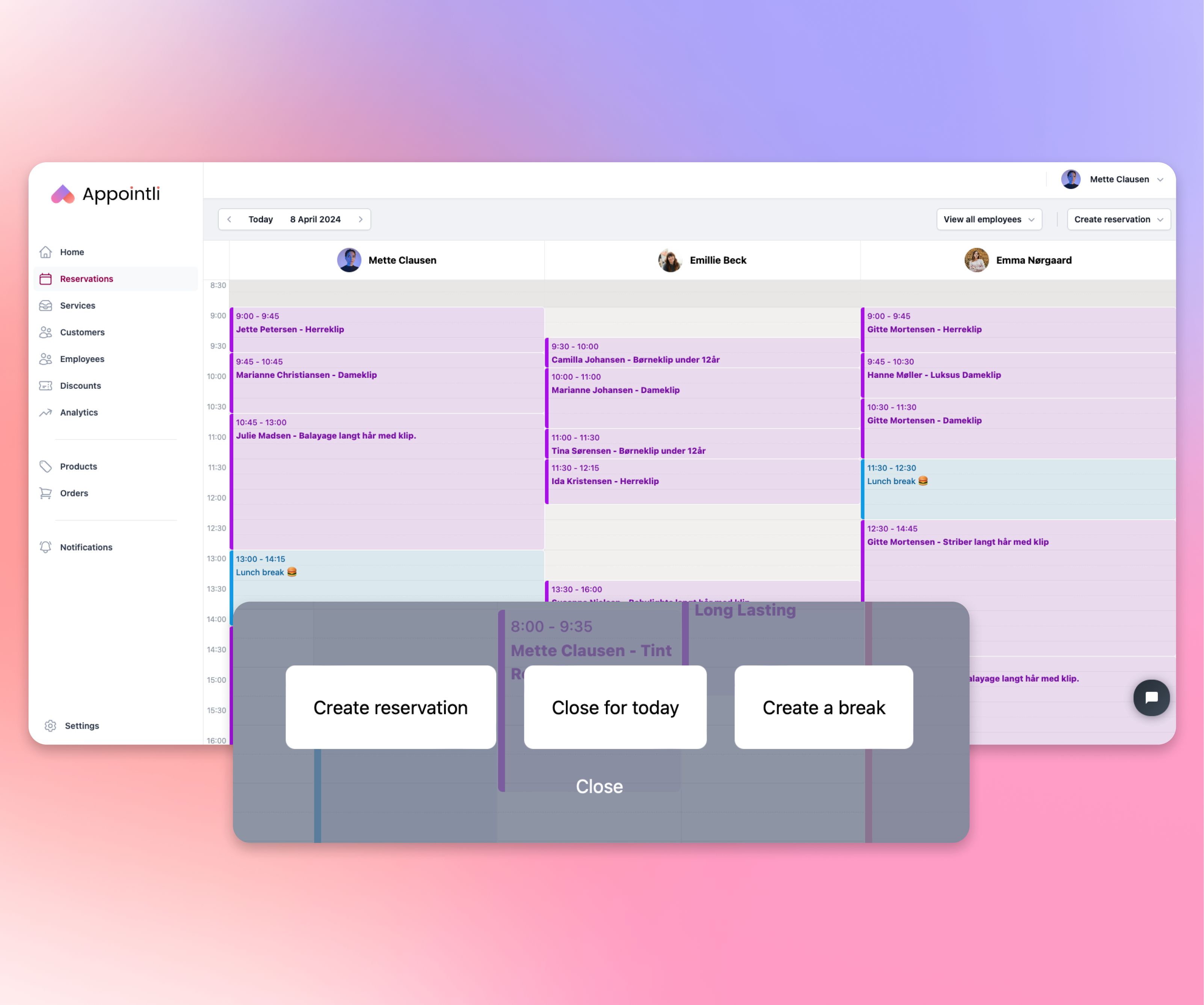App screenshot