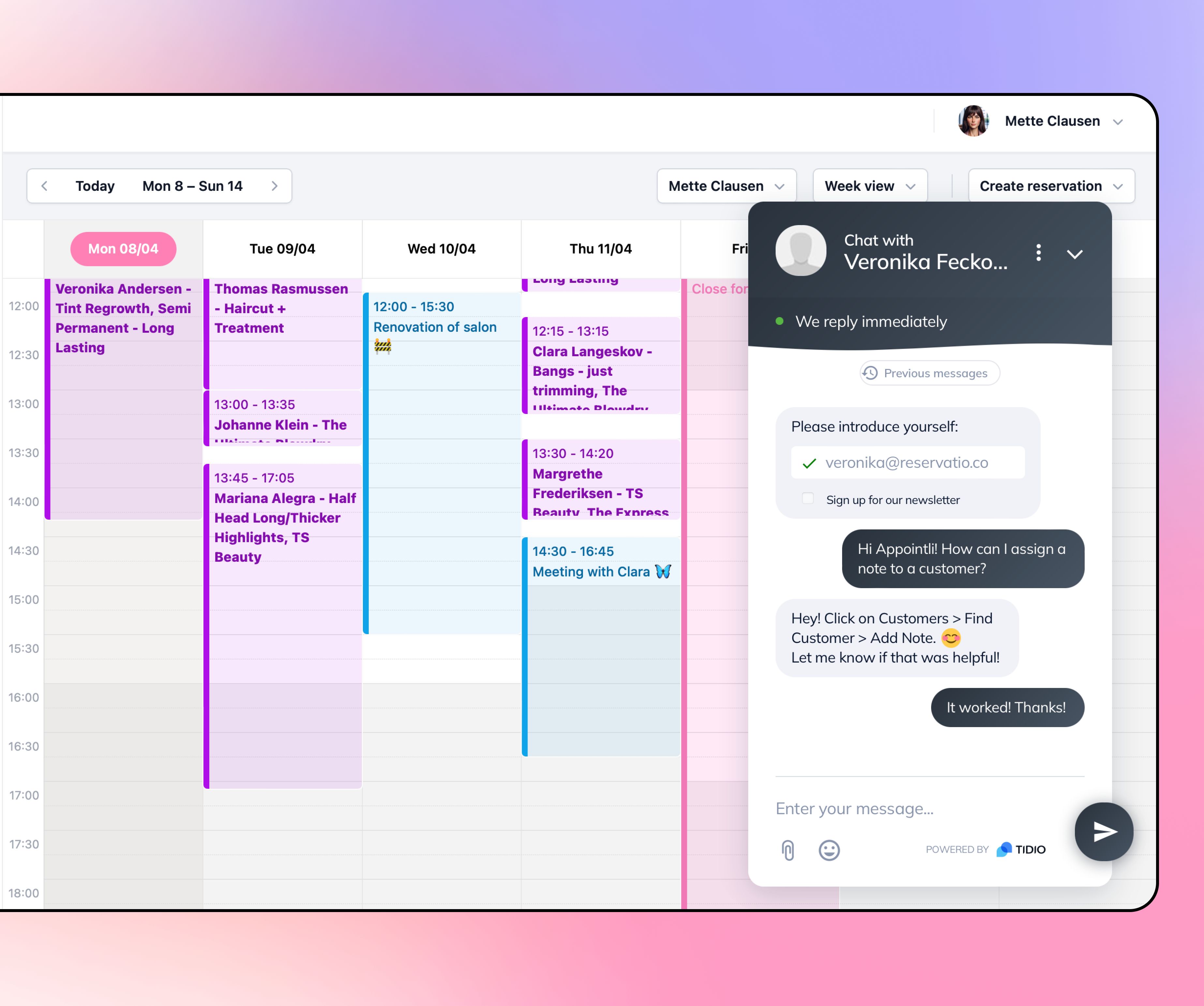 App screenshot